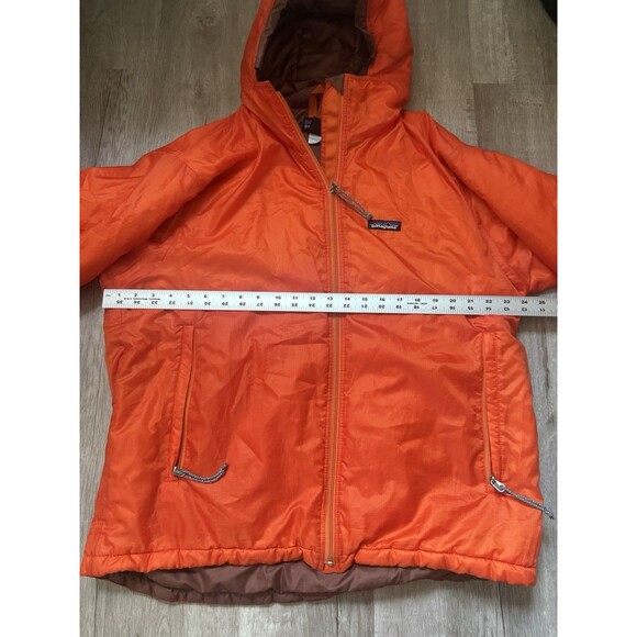 Vintage 90s / 2000s Patagonia Puffball Jacket Full Zip Medium Orange 83970 Men - Picture 7 of 13